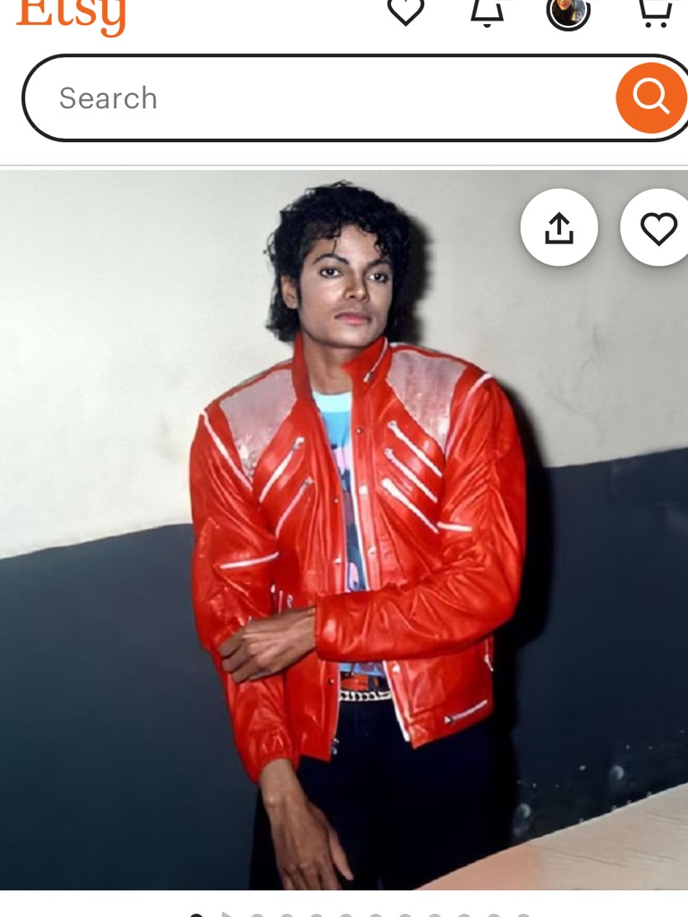 Vintage "Thriller" Leather Jacket